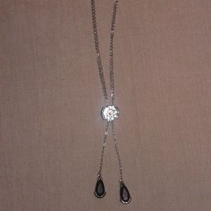 Glacier White Topaz & Black Spinel in SOLID .925 Sterling Silver